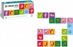 Domino dieren – 28 stukjes, gezelschapsspel voor kinderen