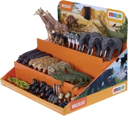 Kartonnen display Dieren uit de Zoo van Mojo