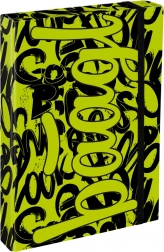 Baagl map voor schoolschriften A4 Jumbo – Lime