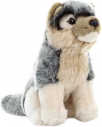 Plush Sitting Wolf 20 cm