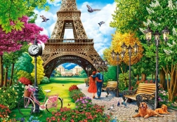 Puzzle 1000 pieces Spring in Paris