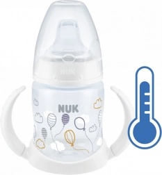 NUK oefenfles met temperatuurcontrole 150 ml wit