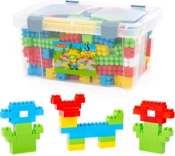 Jeu de construction dans une mallette 174 pièces