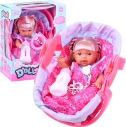 Pop met draagmand en accessoires