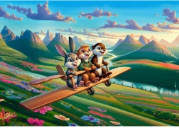 Puzzel Dappere piloten 100 stukjes