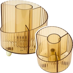 Organizer for School Supplies Transparent Yellow