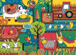 Puzzel Dag op de boerderij 60 stukjes