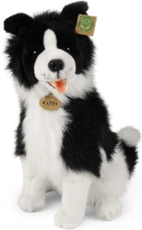 Plush Border Collie dog 40 cm eco friendly