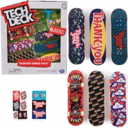 Tech Deck Sk8Shop 6-pack Thank You bonusset fingerboards met accessoires