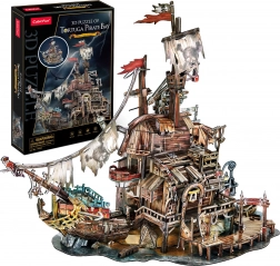 3D-puzzel Piratenhaven Tortuga 218 stukjes