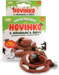 GLUMI Stress Relief Toy Poop with Flies and Worms