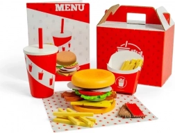 Bigjigs Toys Set Burger en Frietjes voor Kinderen