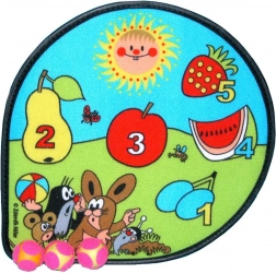 Krtjes dartbord met klittenband