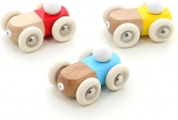 Vilac houten mini autootje blauw