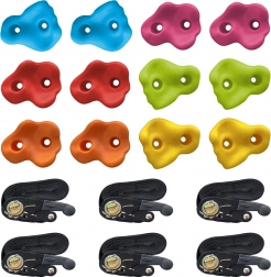 kinder klimhouders voor bomen met riemen, 12 stuks