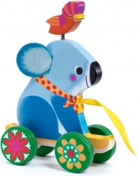 Jouet à tirer Koala bleu pour enfants de Djeco