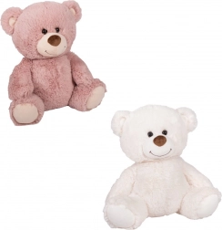Ourson en peluche 33 cm – blanc ou vieux rose