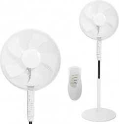 Staande ventilator 45 W – 3 modi, 5 bladen, timer, afstandsbediening