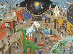 Ravensburger Puzzel Natuurhistorisch Museum XXL 200 stukjes