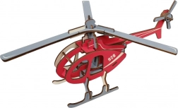 Woodcraft houten 3D-puzzel helikopter