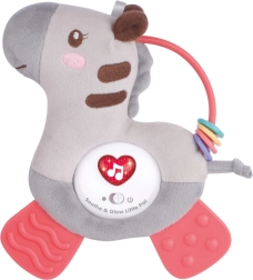 Pluchen zebra met lichten en geluiden