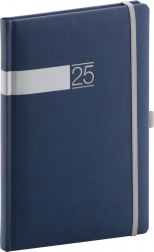 Weekagenda Notique Twill 2025 blauw-zilver