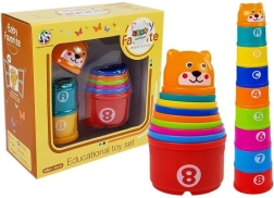 Infant Cup Pyramid with Numbers