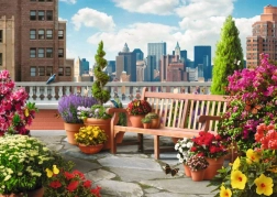RAVENSBURGER Puzzle Rooftop Garden XXL 500 pieces