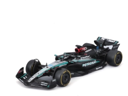 metalen model bburago 1:43 mercedes‑amg petronas f1 w15 2024 #63 george russell