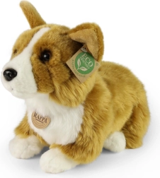 Chien corgi en peluche 32 cm éco-responsable