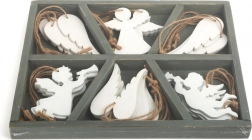 Décorations de Noël en bois ange