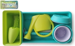 Set de jardinage pour enfants avec outils et petit arrosoir, plastique sous film 40×20×11 cm