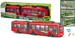 Dubbelgelede bus – kinderspeelgoed met geluiden en lichtjes