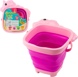 Opvouwbare siliconen emmer Eenhoorn – roze
