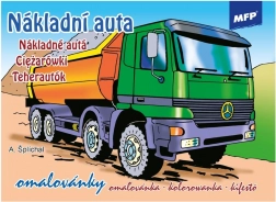 Kleurboek voor kinderen Vrachtwagens