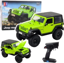 Rc terreinwagen JEEP Wrangler rock crawler 1:14 – groen
