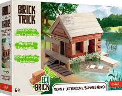 Trefl Brick Trick zomerresidentie M – bouwset van echte bakstenen (120 onderdelen)