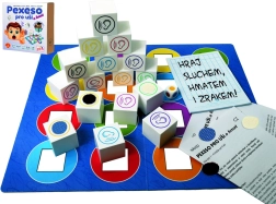 Memory Game for Ears and Touch – educational social game for hearing, sight, and touch