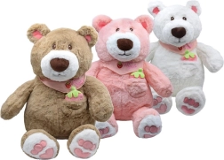 Plush teddy bear with a pink ear 48 cm