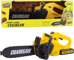 Kinderkettingzaag met licht en geluid, geel