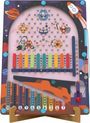 Magnetische flipperkast Ruimte 2-in-1 – houten spel 2Kids Toys