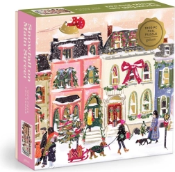 Puzzle métallique Galison Rue principale enneigée 1000 pièces