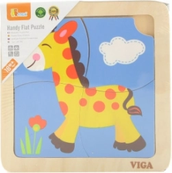 Houten puzzel giraffe Viga