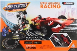 racebaan in de vorm van een acht met adapter 100 × 48 × 9 cm