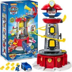 Paw Patrol Mighty Pups Large Lookout Tower with Chase Vehicle and Figure