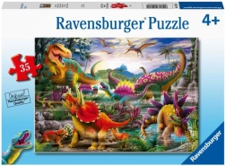 Puzzle Ravensburger T‑Rex Terror 35 pièces