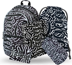 Ensemble scolaire Baagl Core Element : sac à dos, trousse, sac, chemises, portefeuille