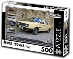 Puzzle Retro-voitures Škoda 120 GLS 500 pièces