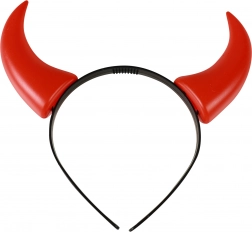 Haarband met duivels hoorntjes voor kinderen