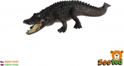 Figurine en plastique alligator chinois 19 cm